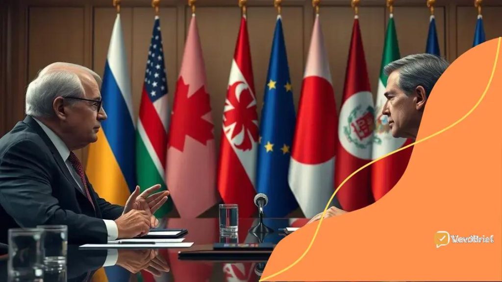 Secretary of State engages in urgent diplomatic talks