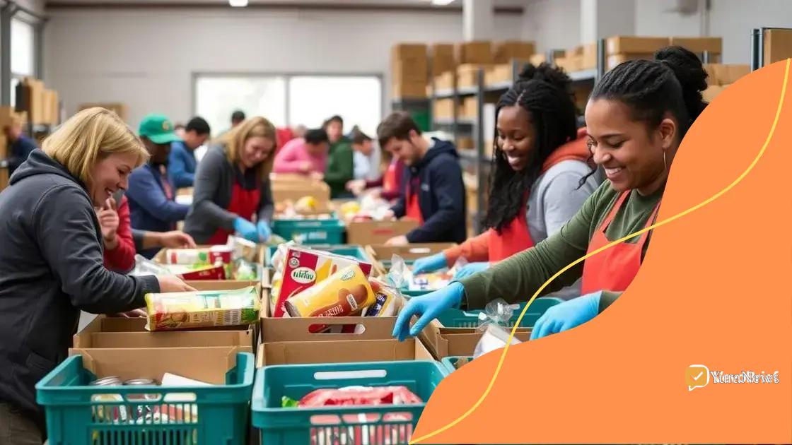 The role of volunteers in food banks